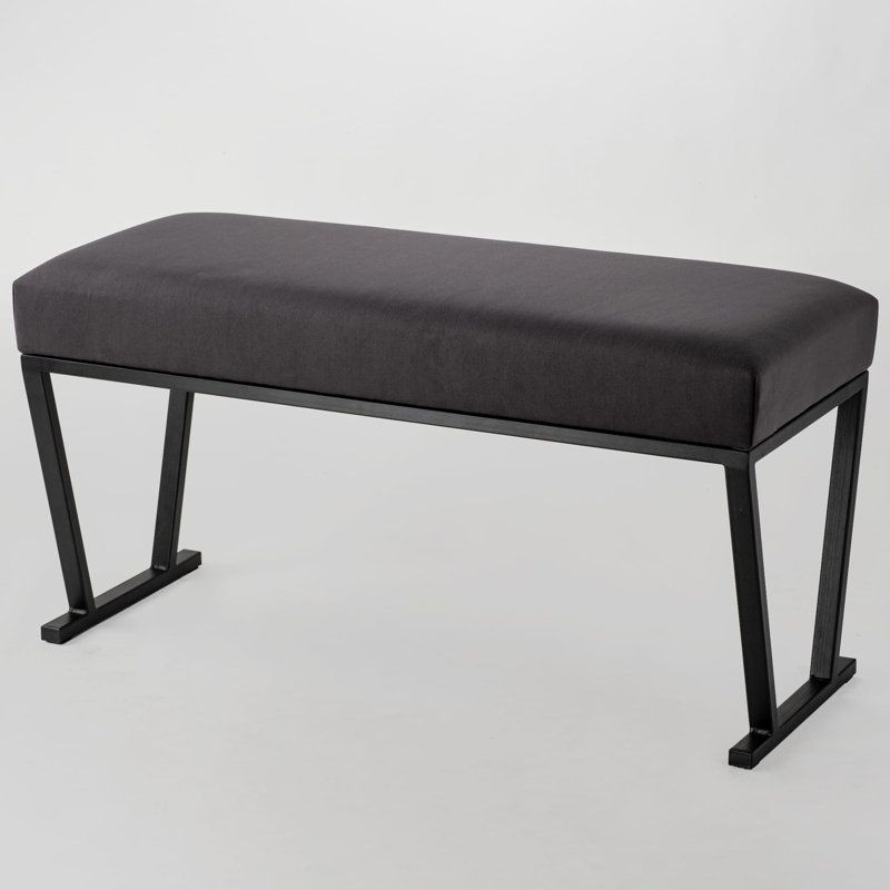 Figg Velvet Upholstered Bench, H40 x W100 x D30cm