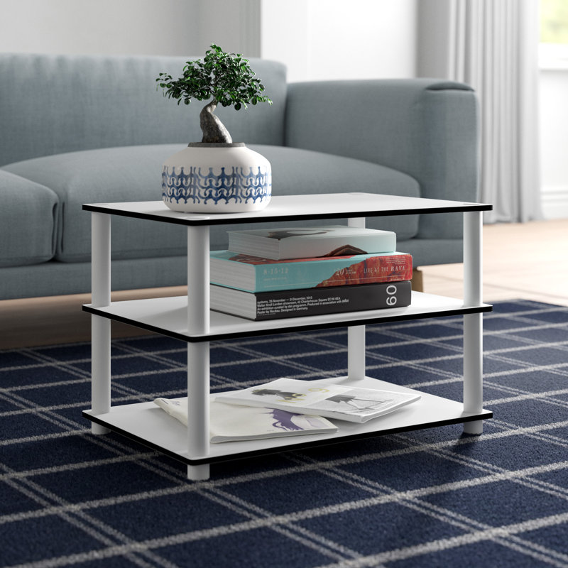 Solid Coffee Table with Storage