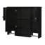 Armoire de rangement murale moderne 35 po x 28 po avec miroir et barre à serviettes, panneau de fibres à densité moyenne durable, tablettes réglables-691476111