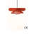 Stylish Adjustable Chandelier, Red & Black, Ø19.7 x H7.1 inches | Durable Plastic Body with Macrame Cap | Height Adjustable 7.1 - 20.5 inches | E27 Socket, Max 40W (Bulb Not Included) | Perfect for Modern Home Decor-620053981