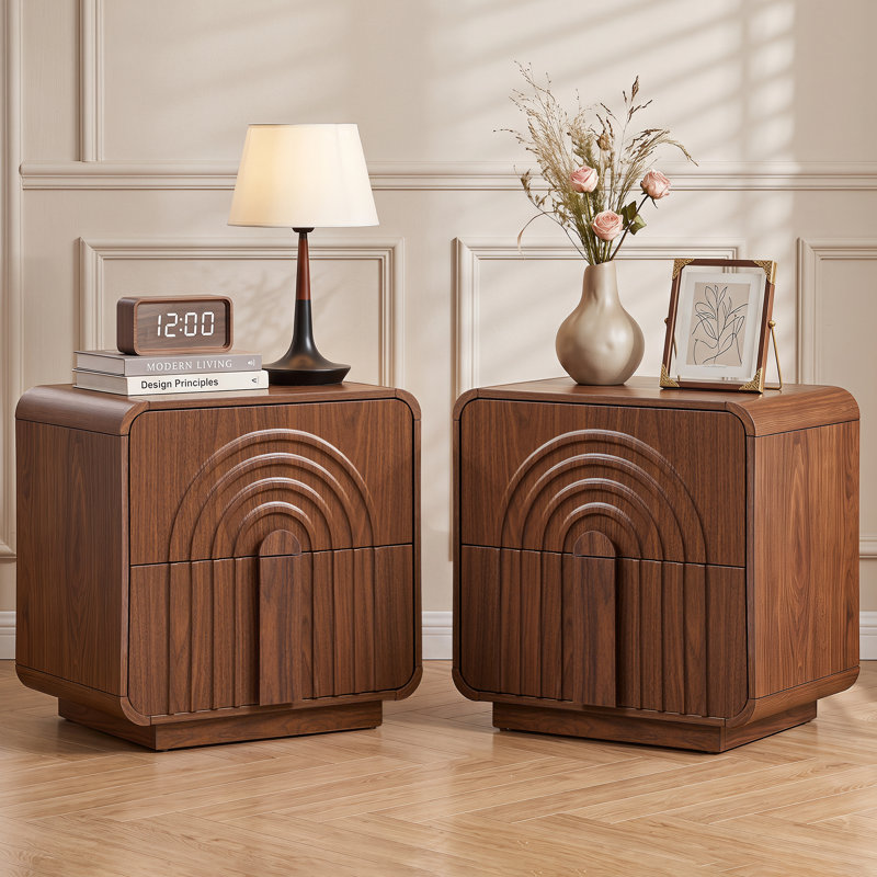 Ensemble de table de bout, Walnut