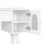 Ensemble de coiffeuse et coiffeuse Elegant Vanity, coiffeuse moderne avec rangement, bureau, port de charge, blanc