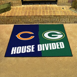 NFL House Divided Mat - Patriots / Giants