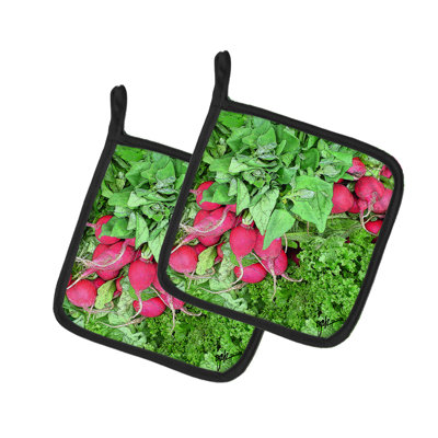 Paire de supports à casseroles Cabbage par Gary Kwatek