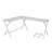 Demico L-Shaped Metal Base Computer Desk-2076591641