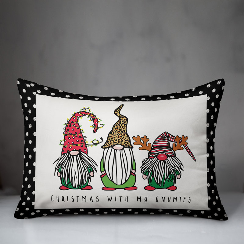  Christmas Is Coming Gnomes Rectangular Pillow Cover & Insert