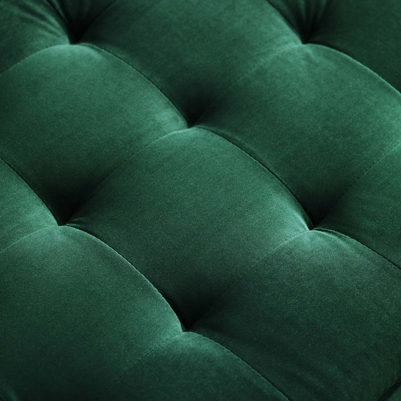 Valour Performance Velvet Sofa by Modway, Green Velvet