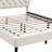 Ava Tufted Upholstered Low Profile Platform Bed-221735546-221735524
