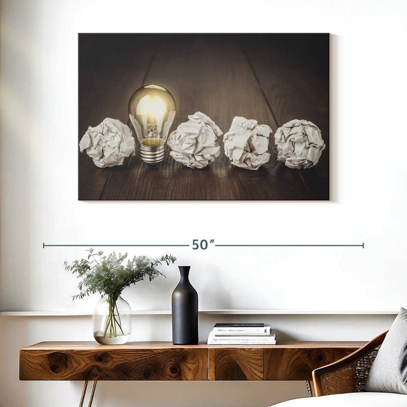 Alcaraz Bright Idea, 26" H x 39" W