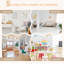 Lasley Kids Table and Chair Set, 3-Piece with 2 Bear-Shaped, White