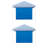 Z-Shade Blue Fabric Side Wall for Canopy