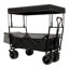 Chariot pliable de 480 lb avec auvent, poussette avec roues tout-terrain de 7 po, chariot pliable léger, grande capacité pour le camping, le magasinage, les sports et l'utilisation du jardin, moustiquaire-111638383