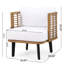 Fauteuil club d'extérieur, fauteuil de patio pour l'extérieur