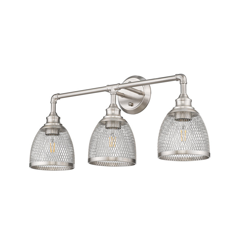 Hallan Dimmable Vanity Light, 3, Chrome