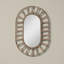 Ojai Oval Jute Beveled Wall Mirror