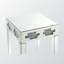 Élégante table de bout en faux losanges Ravine