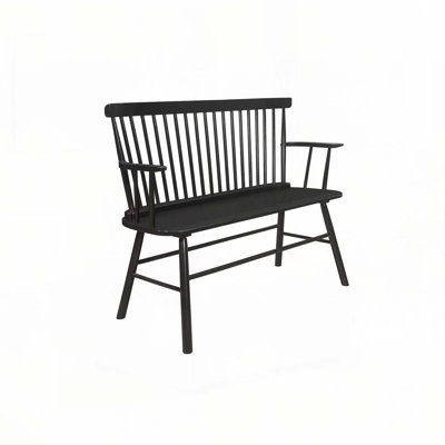 Wood Spindle Back Bench by One Allium Way