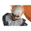 Clown parlant effrayant grandeur nature de 5,5 pi Haunted Hill Farm, Halloween animatronique avec lumières et sons activés par le mouvement et le toucher, décoration d'Halloween