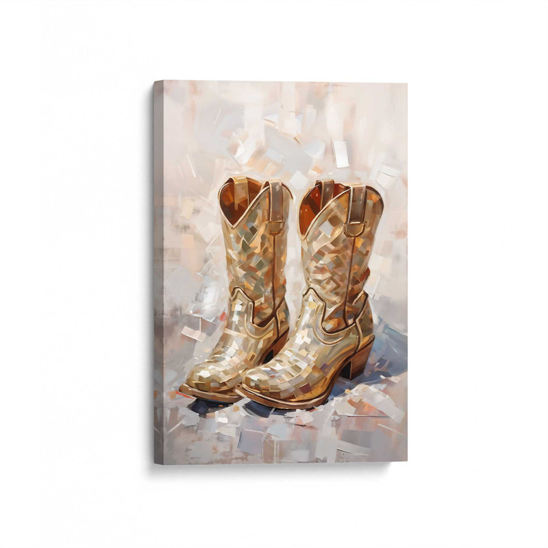 «Cowboy Essentials in Tan I», toile tendue, H 12 po x l 8 po