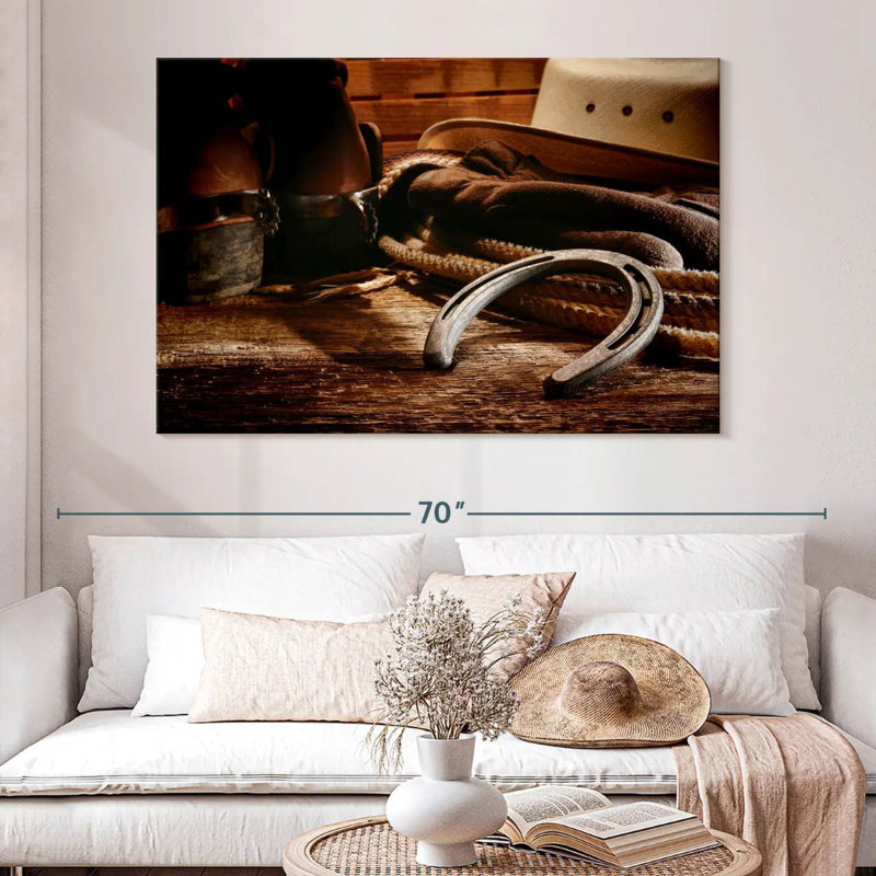 Lelar Western Themed, 34" H x 51" W