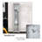 77.17"Luxury-modern grey solid wood floor clock and wall clock