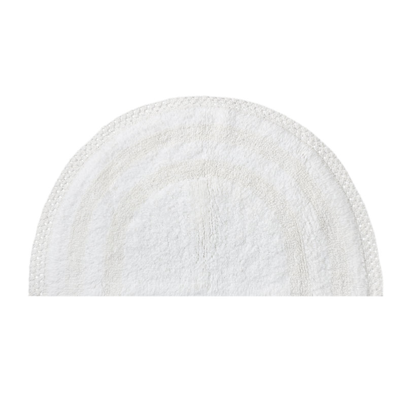 Tapis pour salle de bain Adiraica, Blanc