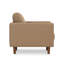 Fauteuil en cuir véritable Anabel