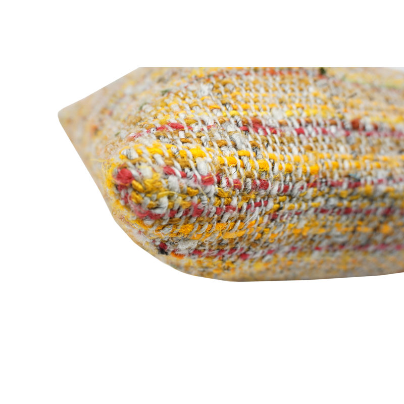 Abstract Silk Reversible Throw Pillow