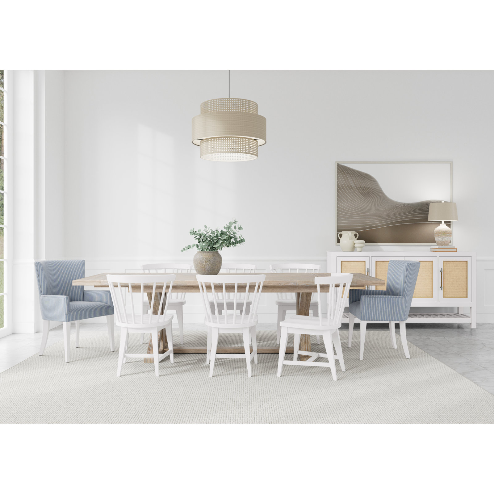 Lana Oak Dining Table Set