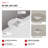 5CCT Modern 3-Inch Square Trimless Gimbal LED Recessed Lights, Selectable 2700K-5000K, Dimmable, White