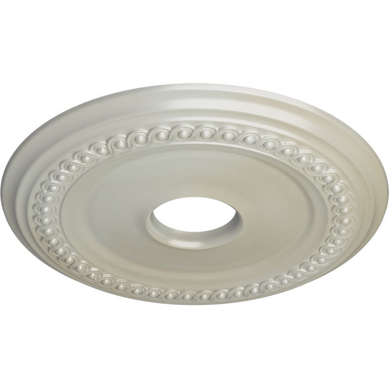 Médaillon de plafond classique H 18 5/8 po x l 18 5/8 po x P 1 1/8 po, Bleu Flash