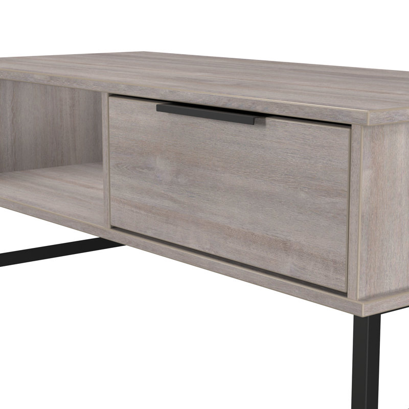 Taeyah Coffee Table with Storage, Grey