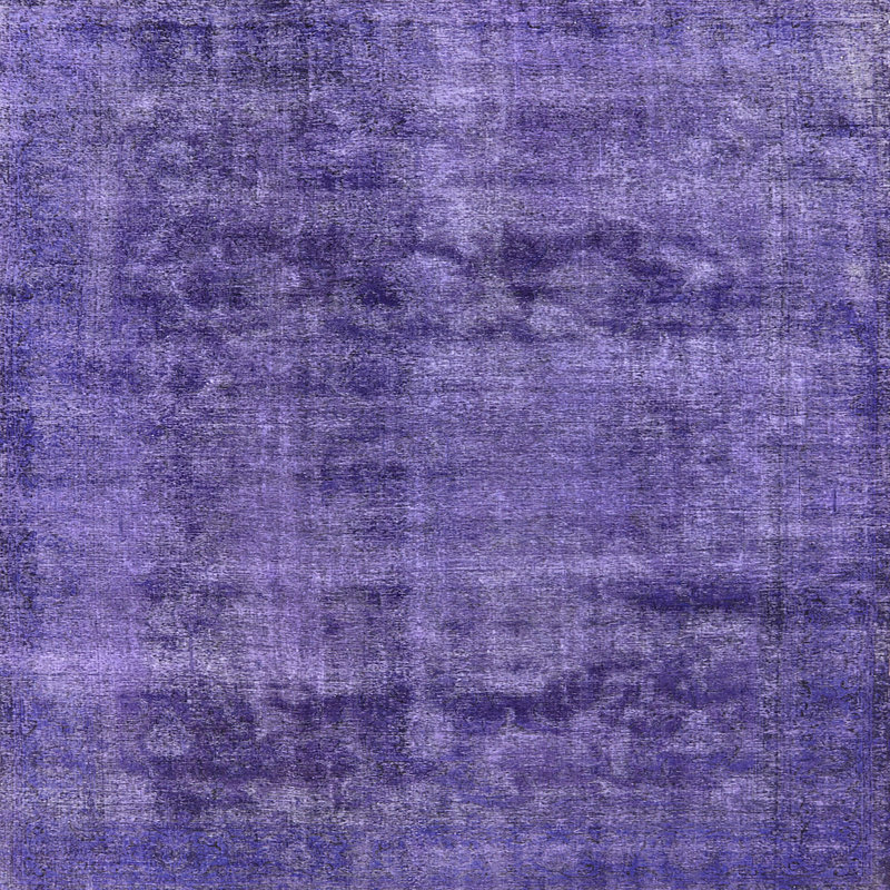 Tapis oriental mauve, Carré 4 pi