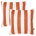 Terracotta/White Striped
