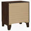 Table de chevet 2 tiroirs Walnut