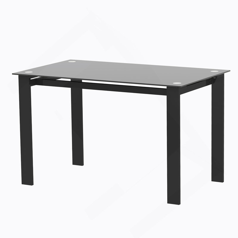 Table de salle à manger moderne, H 29,61 po x l 47,3 po x P 27,6 po