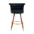 COOLMORE Swivel Bar Stools With Backrest Footrest-1873448647