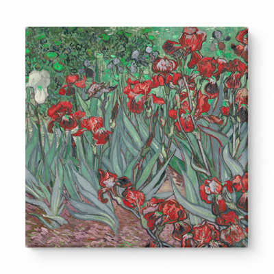 Iris (1889) - art mural carré sur toile