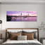 «Dusk Boston Ma», art contemporain abstrait, art mural de la ville-1353012487