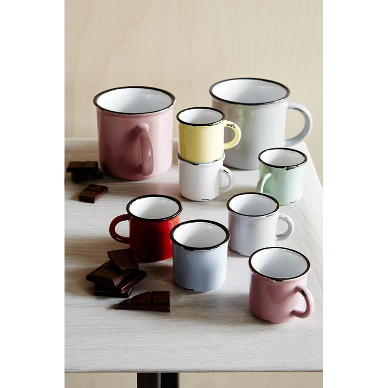 Canvas Home Tinware Stoneware Espresso Cup 4oz, Pink