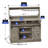 Kanajah 47.20" Farmhouse Coffee Bar Cabinet, Sideboard Cabinet, Multifunction Kitchen Cabinet with Goblet and Mug Holder-235011136