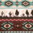Dune Microfiber Southwestern Cowboys Aztec Window Curtain Set