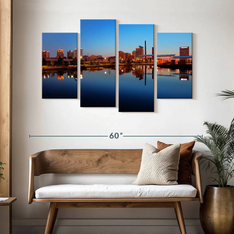 Nicci Birmingham Skyline, H 32 po x l 52 po