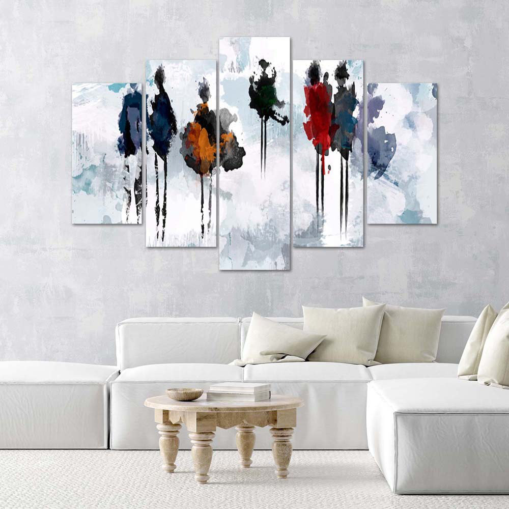 Leinwandbild Abstract Women Painting