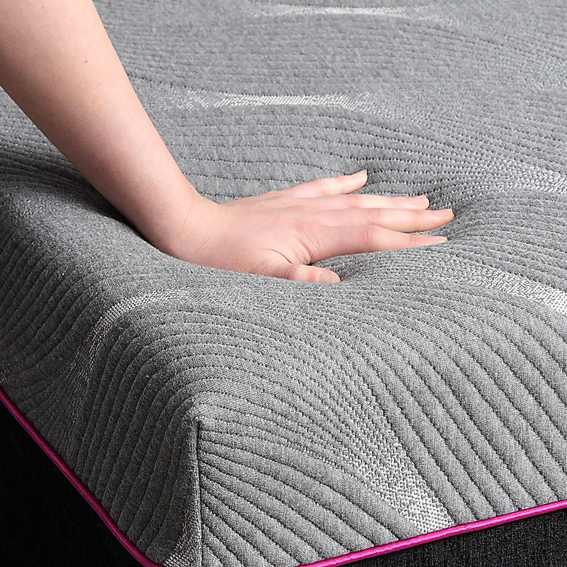 Surmatelas simple 4 couches - mousse rafraîchissante et base de soutien