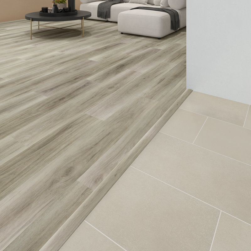 Transition 4-en-1 Daltile Halstatt 2 po x 94 po (vendue à la pièce), Gris