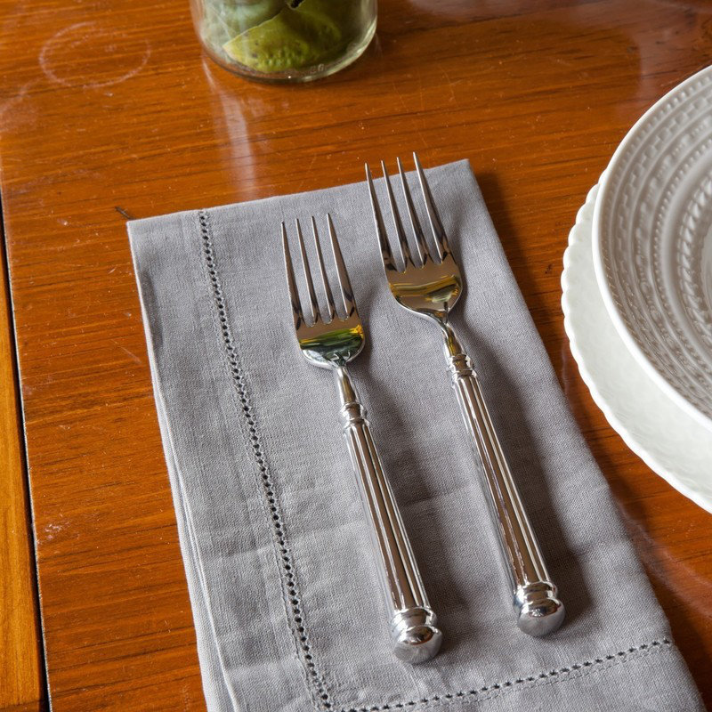 Nyssa 5 Piece Stainless Steel Flatware Set, Service for 1