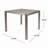 Outdoor Aluminum Dining Table(Only Table)
