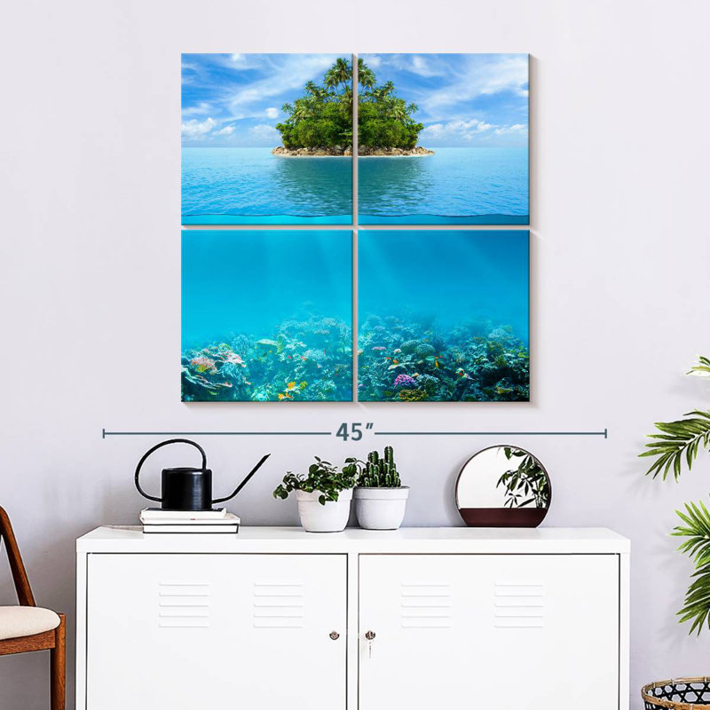 Aletra Underwater Coral Reef, 32'' H x 32'' W