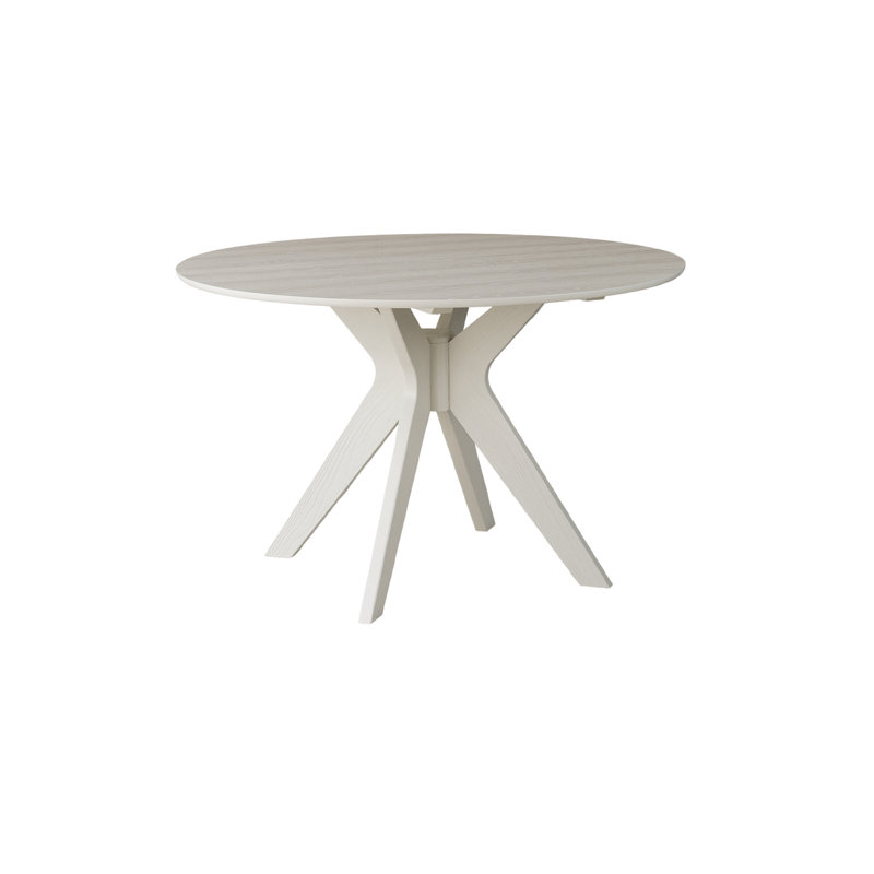 Table de salle à manger Xavion Mid-Century, Chêne blanc classique